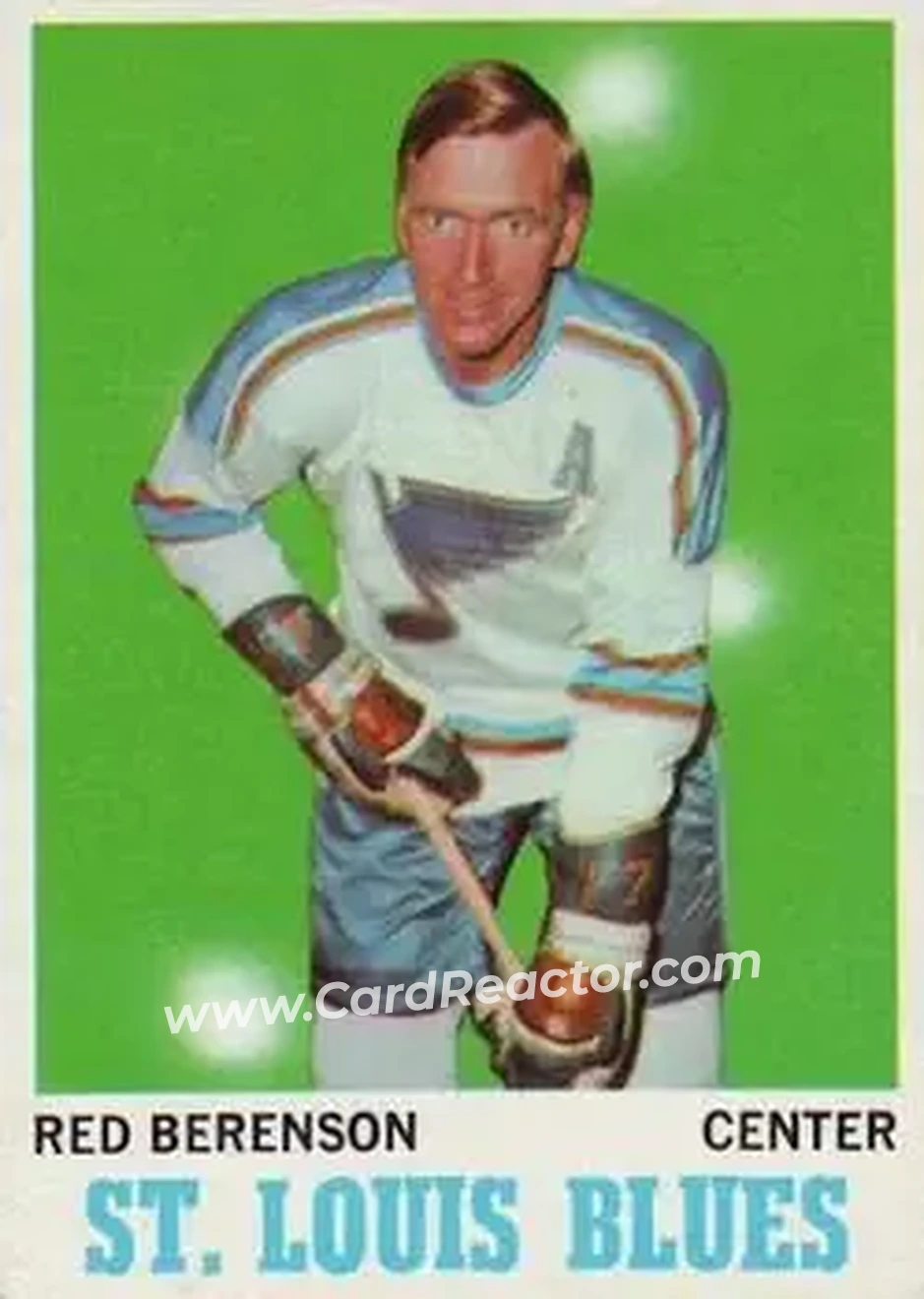 Front of Red Berenson
