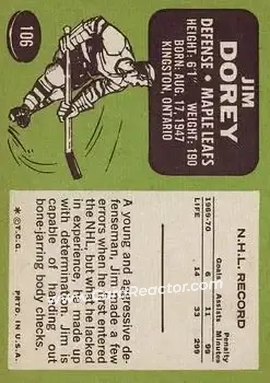 Back of Jim Dorey