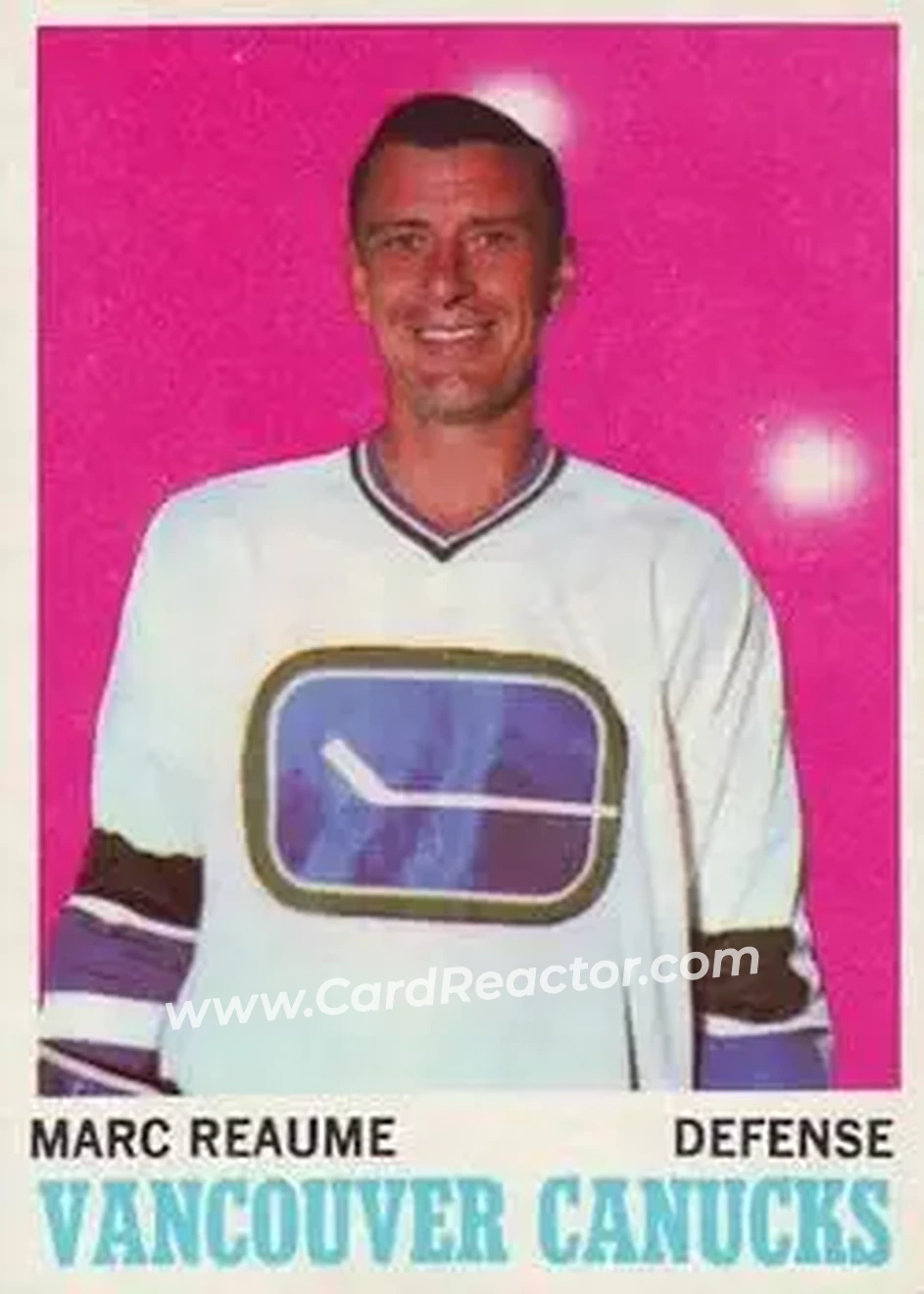 Front of Marc Reaume