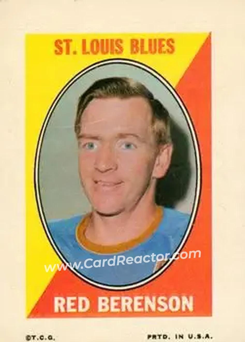 Front of Red Berenson