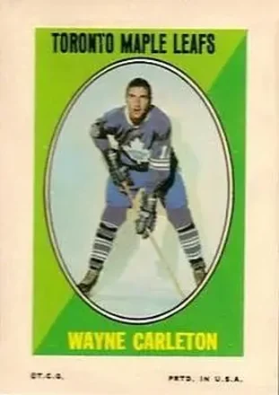 1970-71 Topps #NNO Sticker Stamps Wayne Carleton