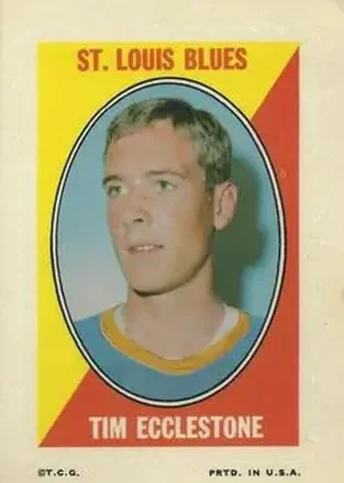 1970-71 Topps #NNO Sticker Stamps Tim Ecclestone