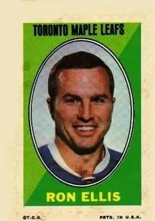 1970-71 Topps #NNO Sticker Stamps Ron Ellis
