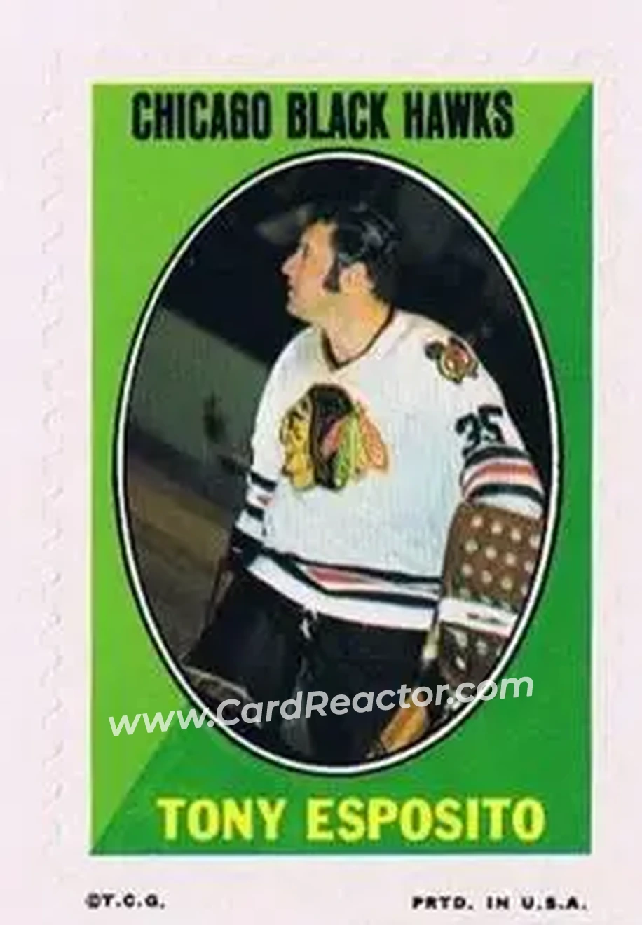 Front of Tony Esposito