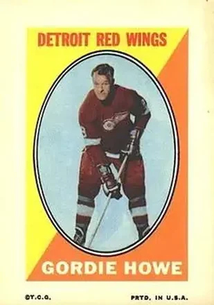 1970-71 Topps #NNO Sticker Stamps Gordie Howe