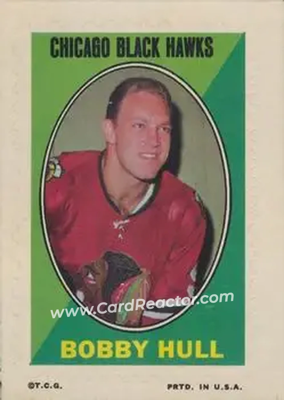 Front of Bobby Hull