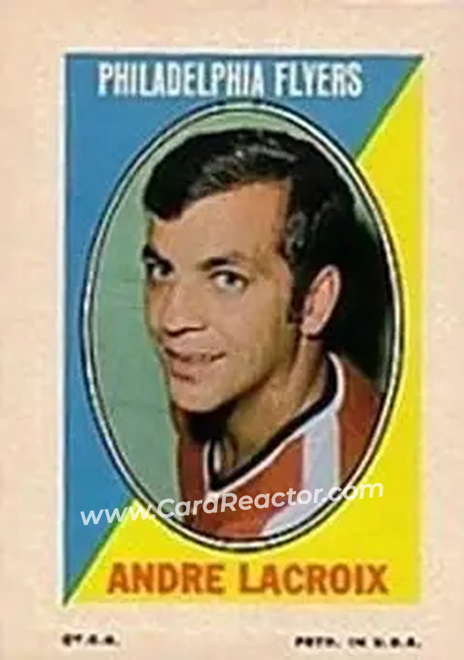 Front of Andre Lacroix