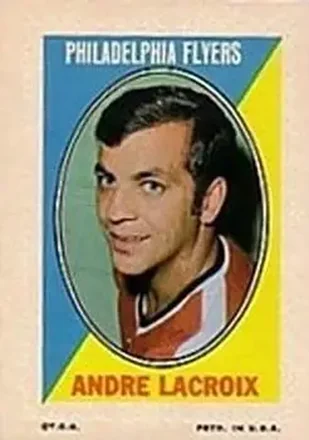 1970-71 Topps #NNO Sticker Stamps Andre Lacroix