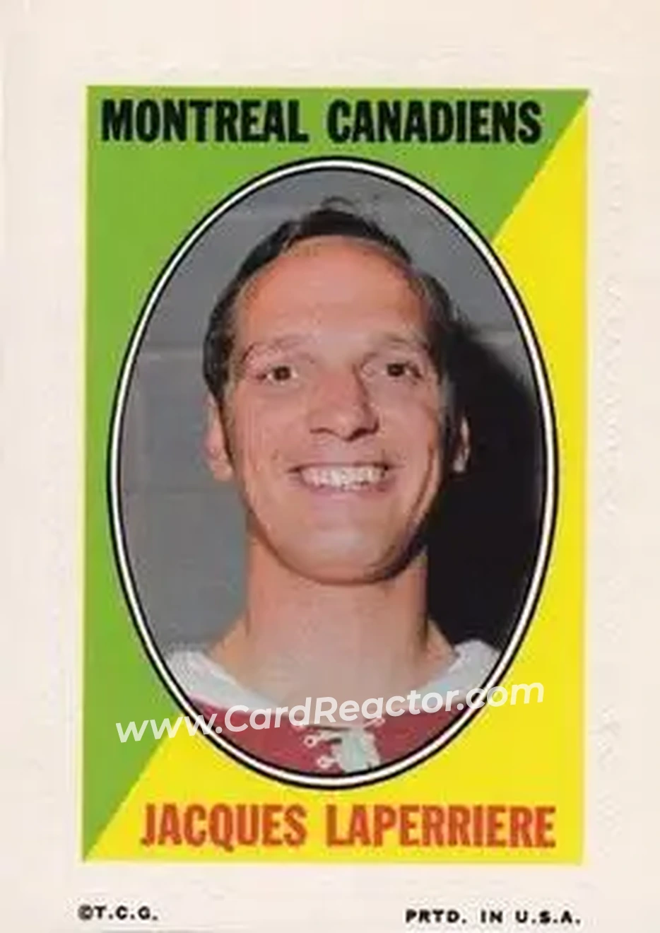 Front of Jacques Laperriere