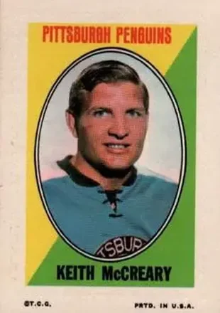 1970-71 Topps #NNO Sticker Stamps Keith McCreary