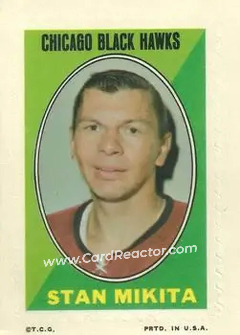 Front of Stan Mikita