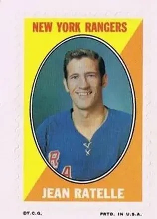 1970-71 Topps #NNO Sticker Stamps Jean Ratelle