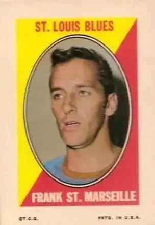 1970-71 Topps #NNO Sticker Stamps Frank St. Marseille