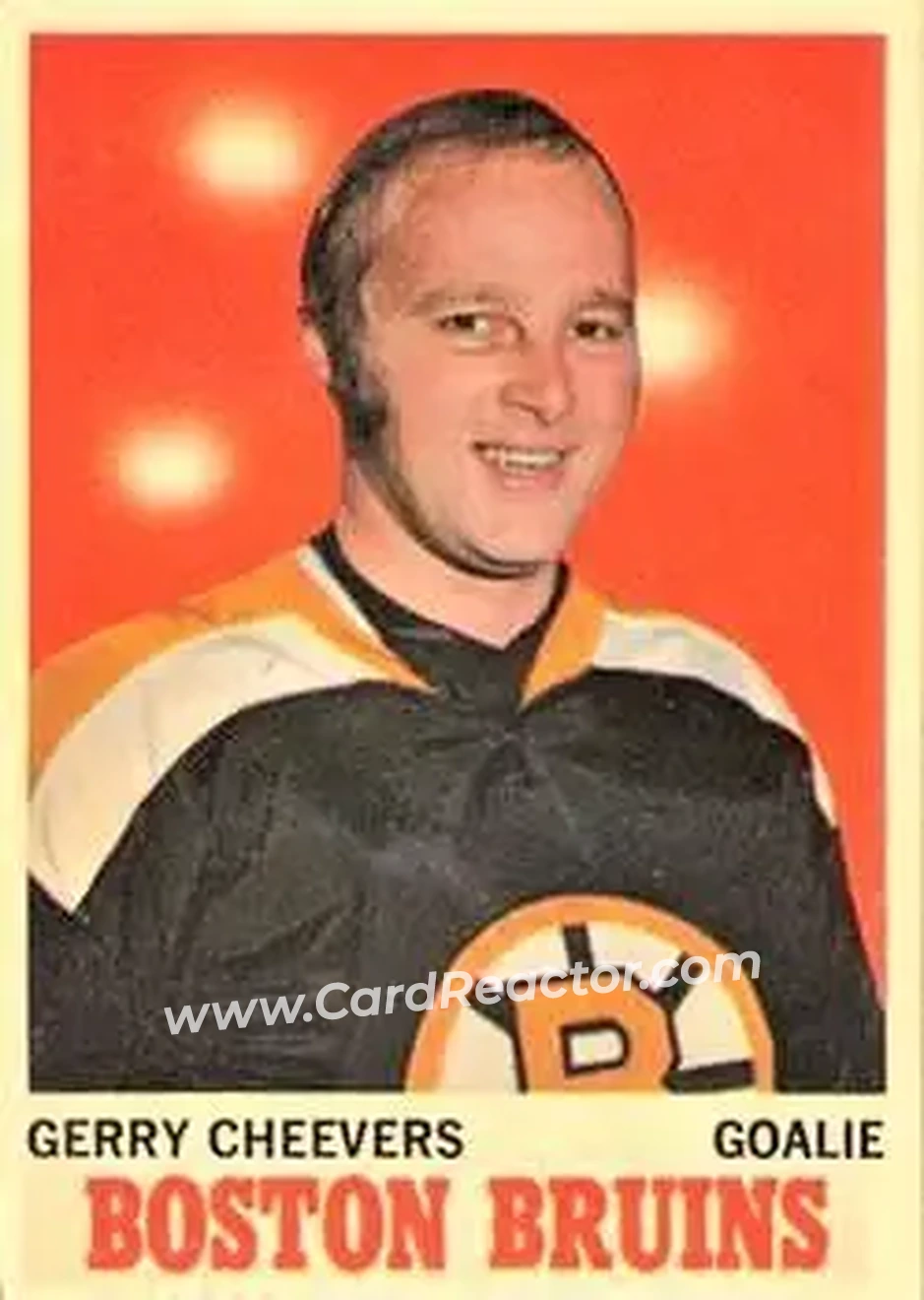 Front of Gerry Cheevers