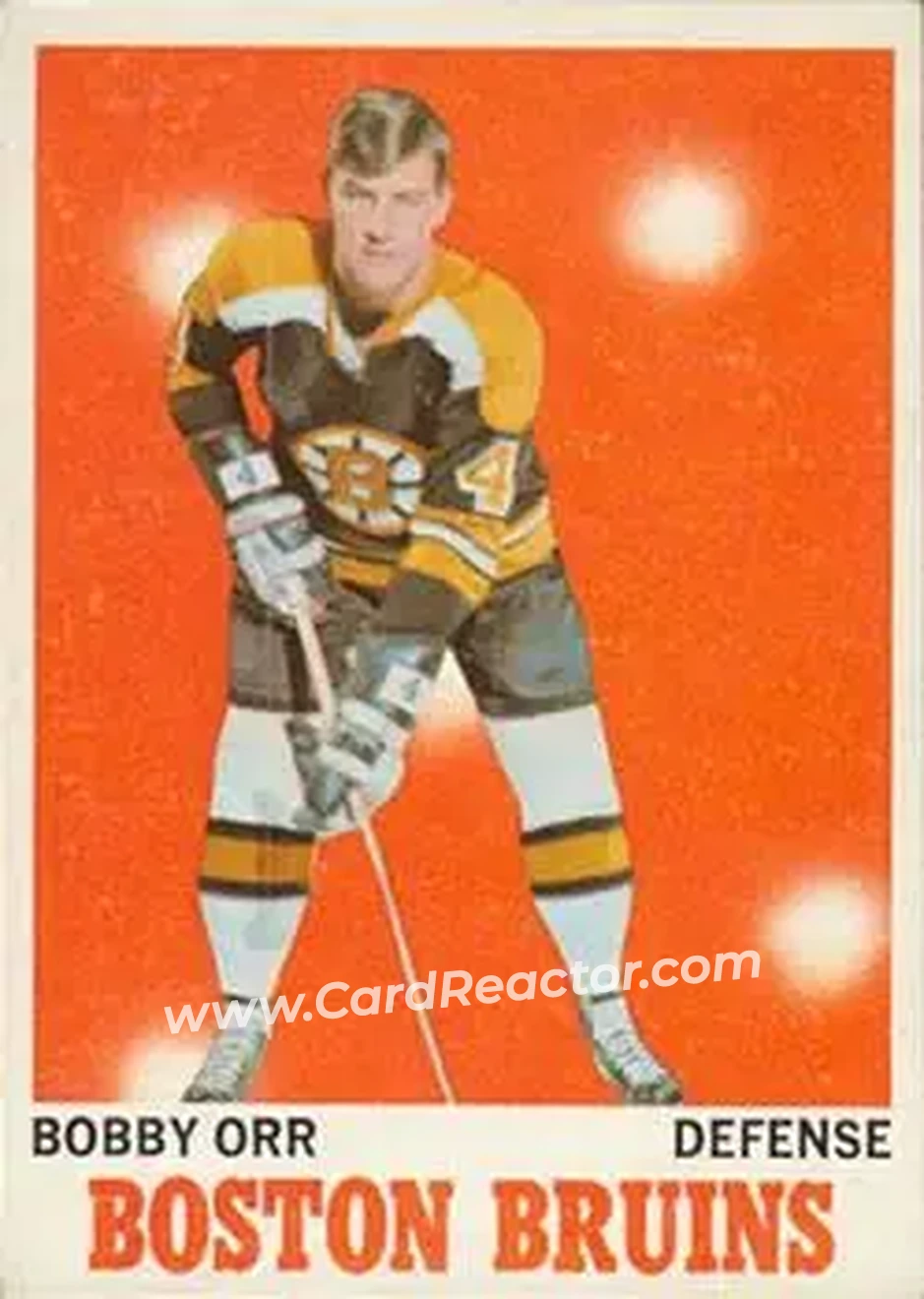 Front of Bobby Orr