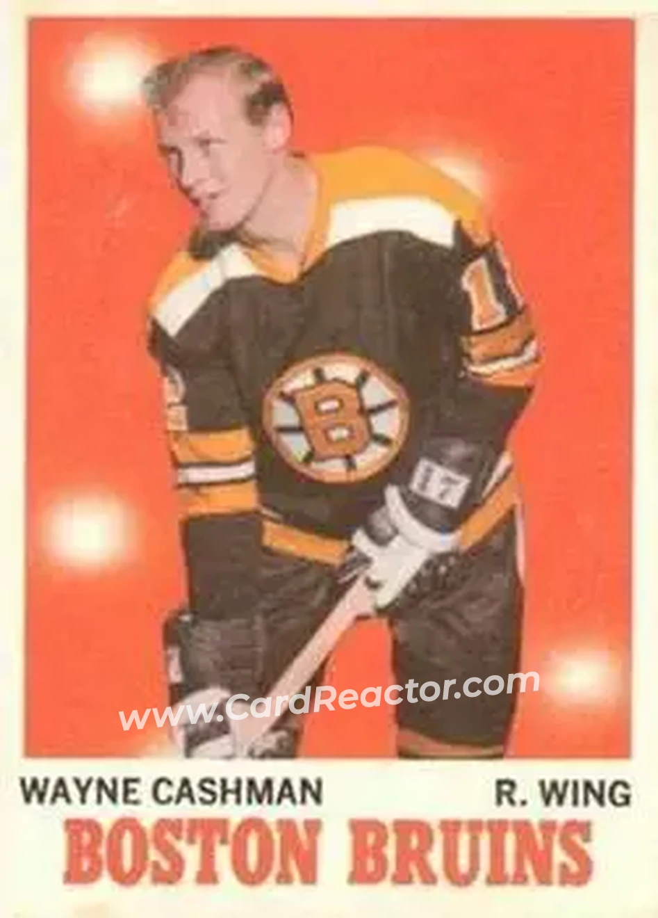 Front of Wayne Cashman