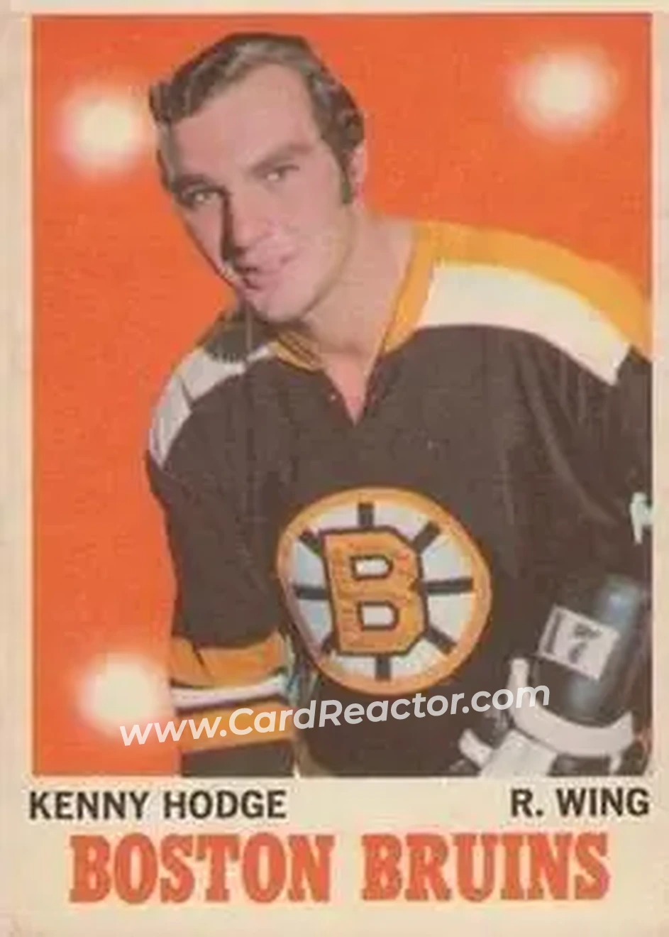 Front of Kenny Hodge