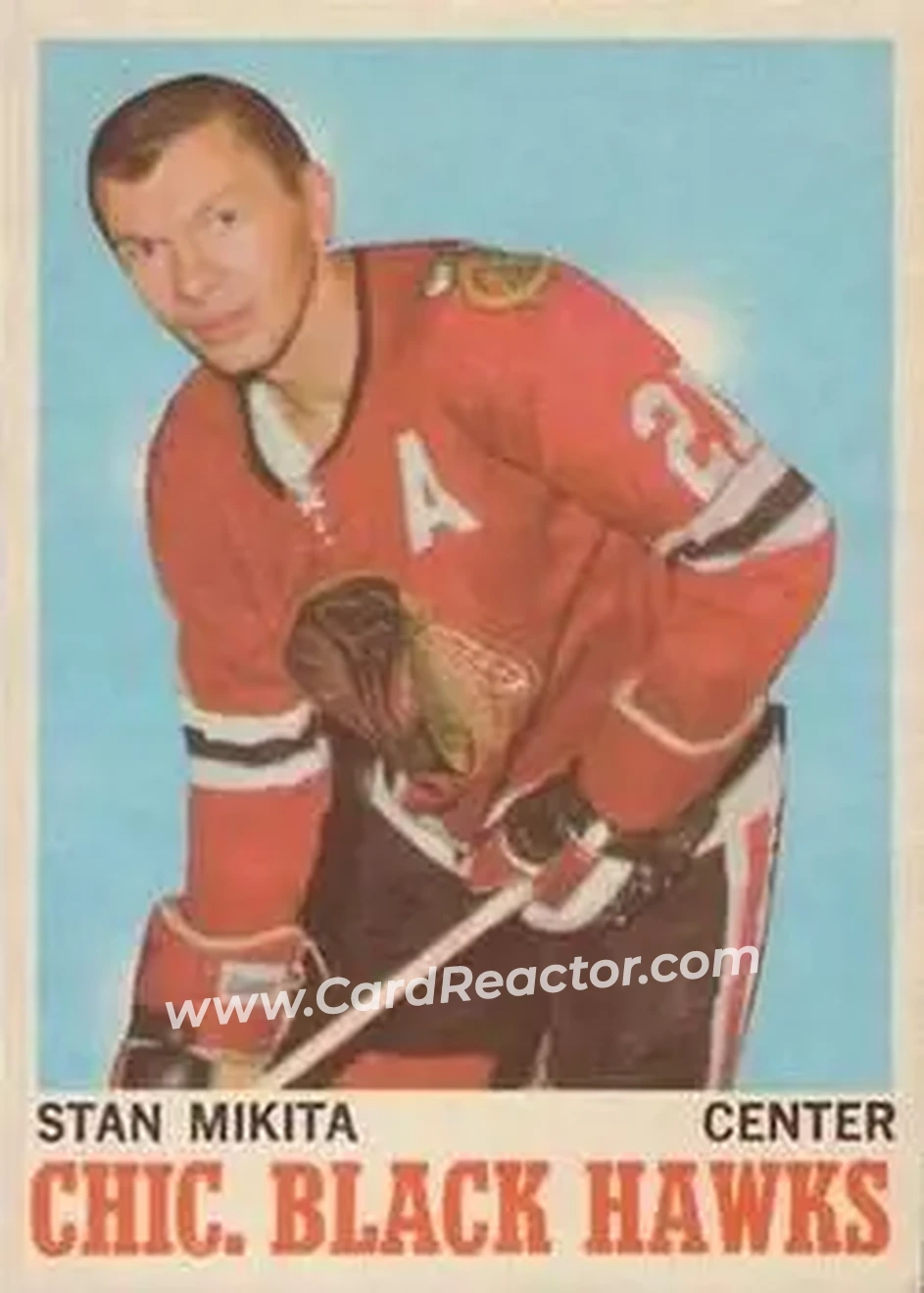 Front of Stan Mikita