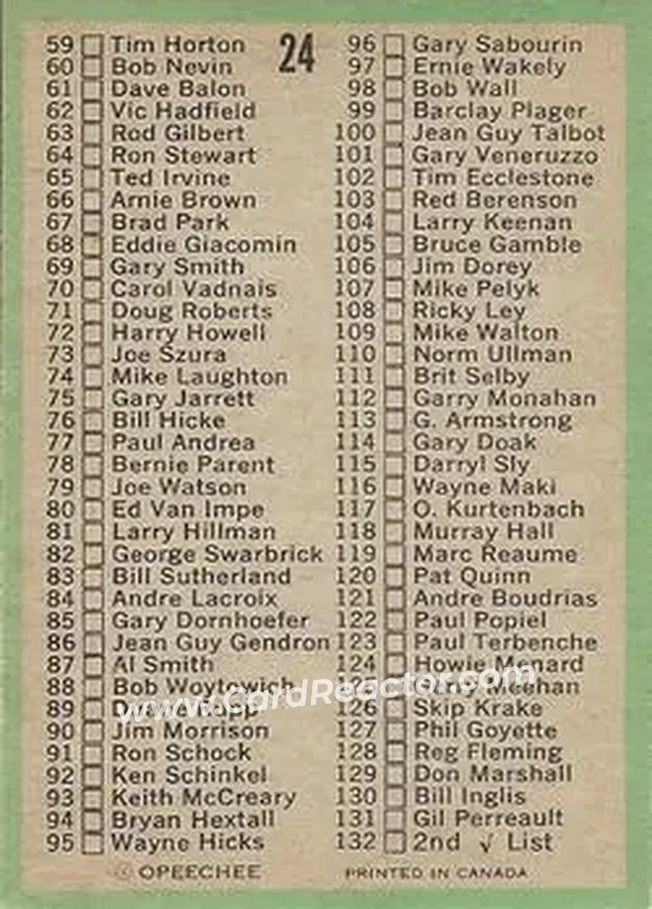Back of Card #24