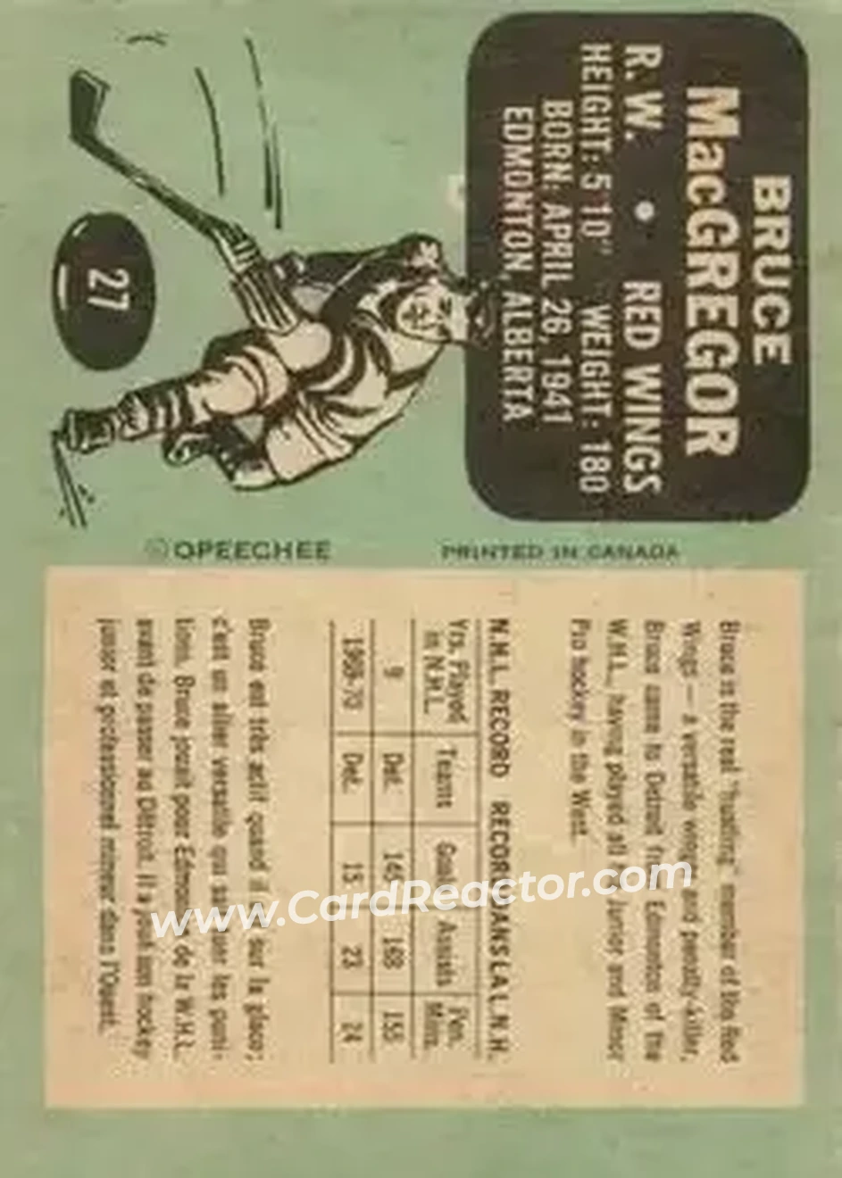 Back of Bruce MacGregor
