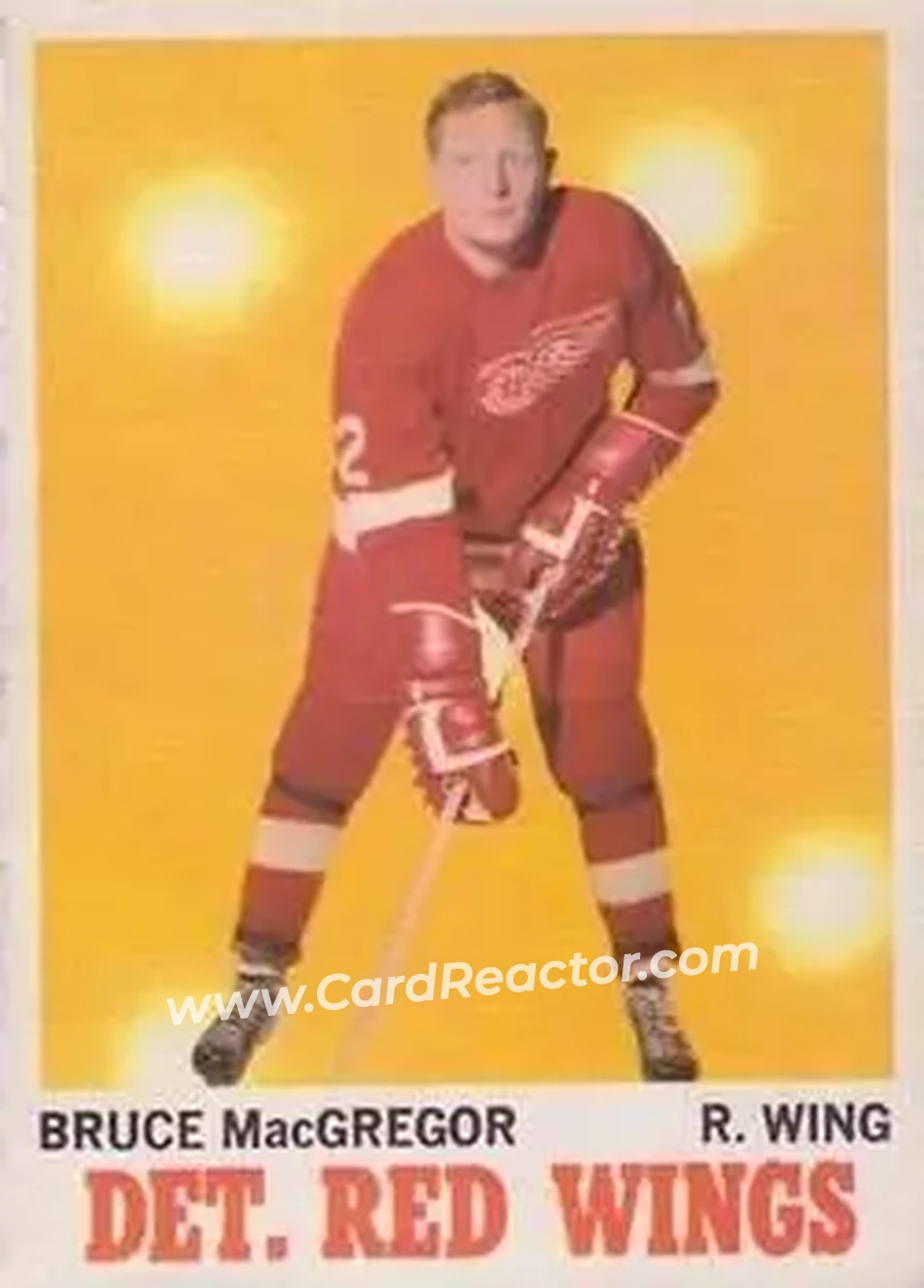 Front of Bruce MacGregor