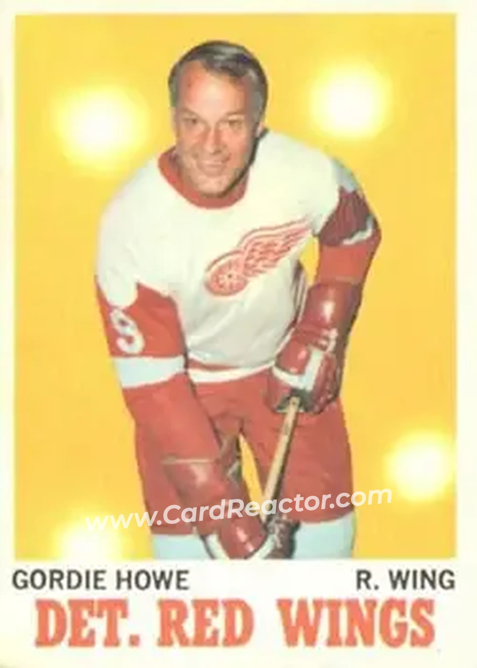 Front of Gordie Howe
