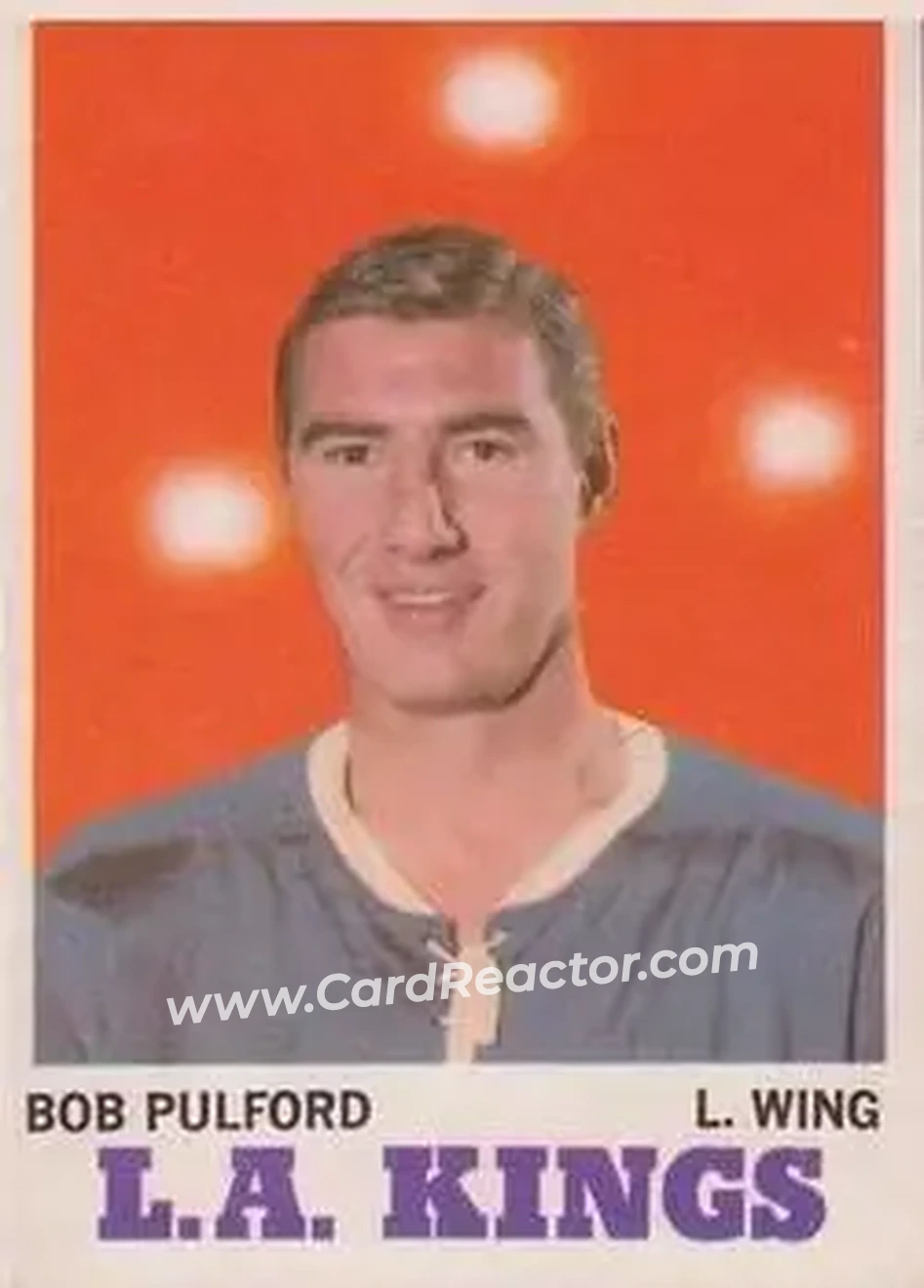 Front of Bob Pulford