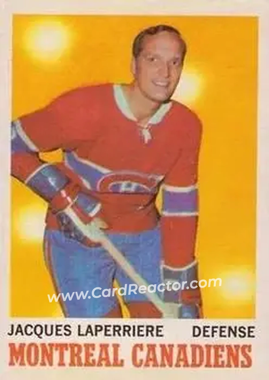 Front of Jacques Laperriere