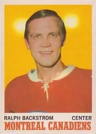 1970-71 O-Pee-Chee #54 Ralph Backstrom