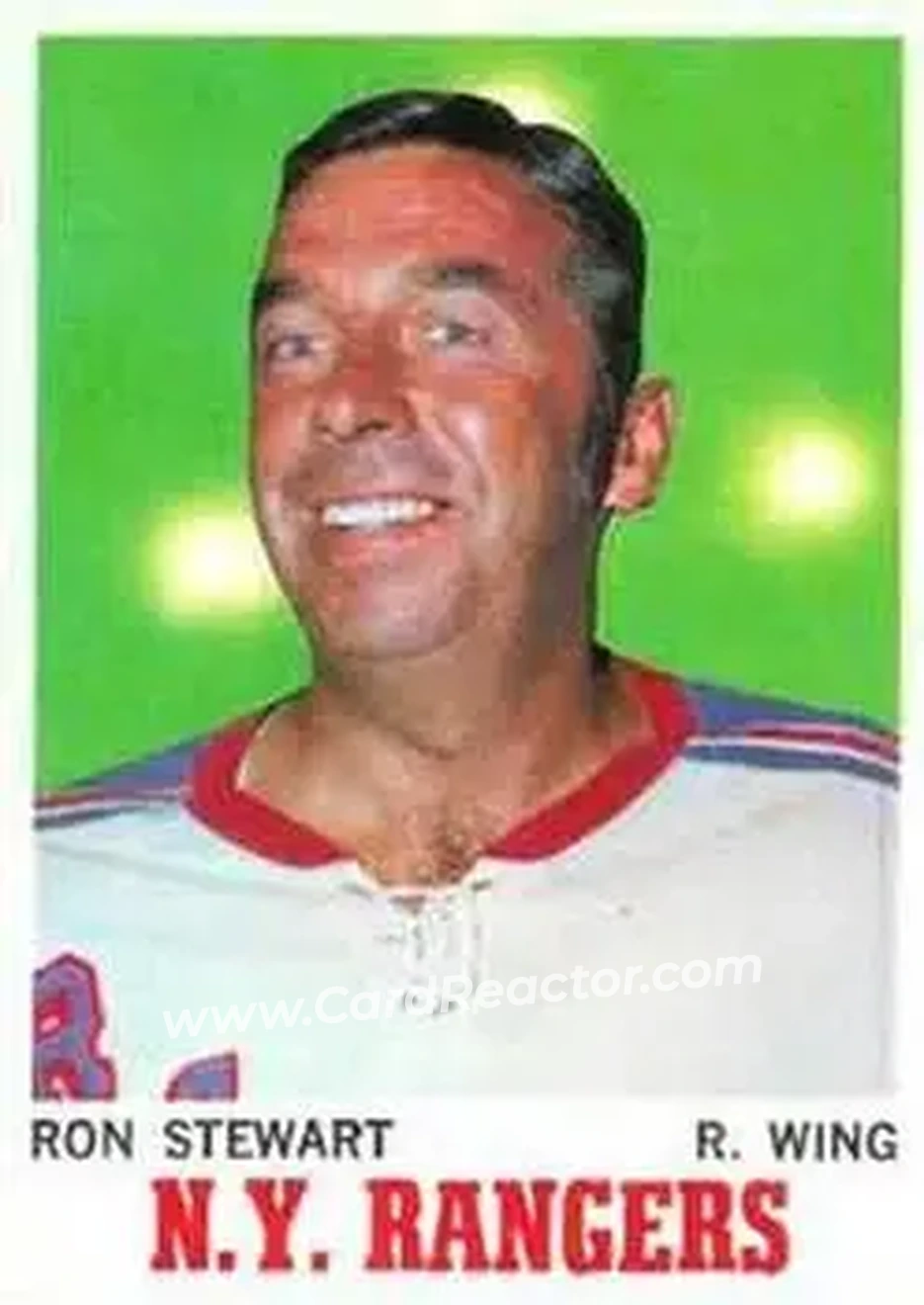 Front of Ron Stewart