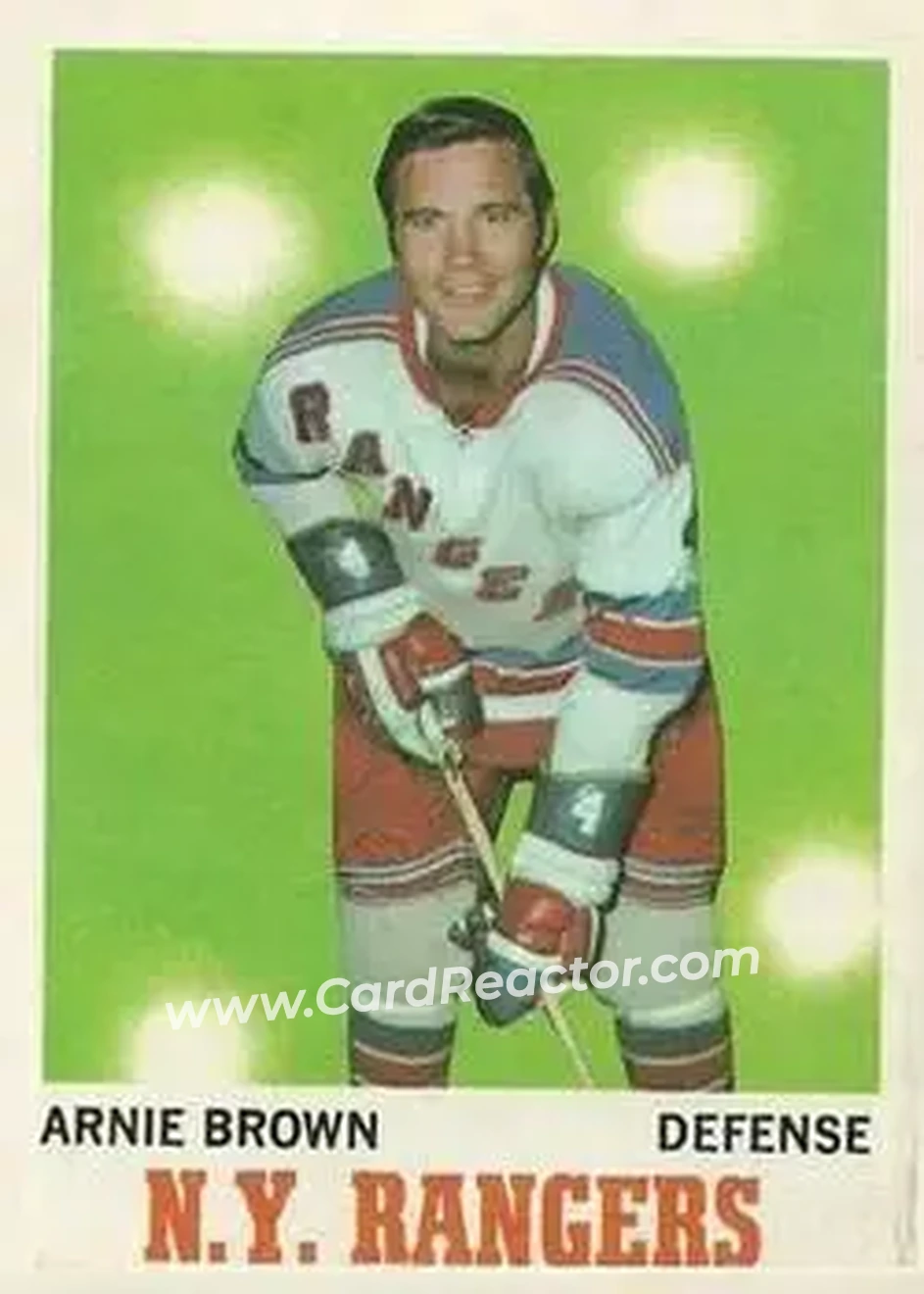 Front of Arnie Brown