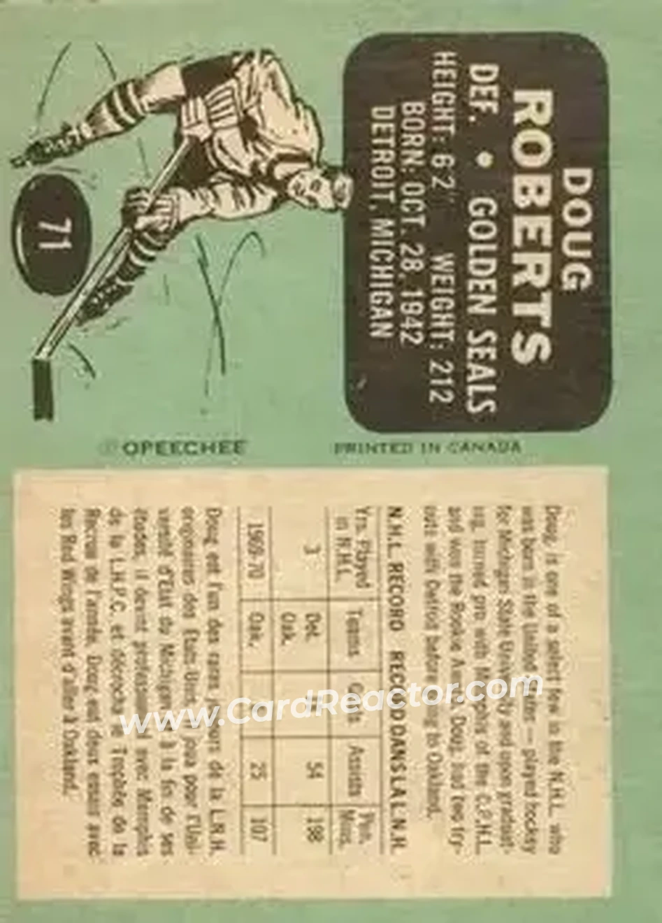 Back of Doug Roberts