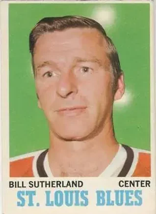 1970-71 O-Pee-Chee #83 Bill Sutherland
