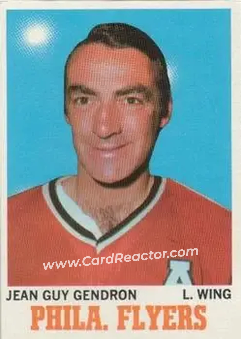 Front of Jean-Guy Gendron
