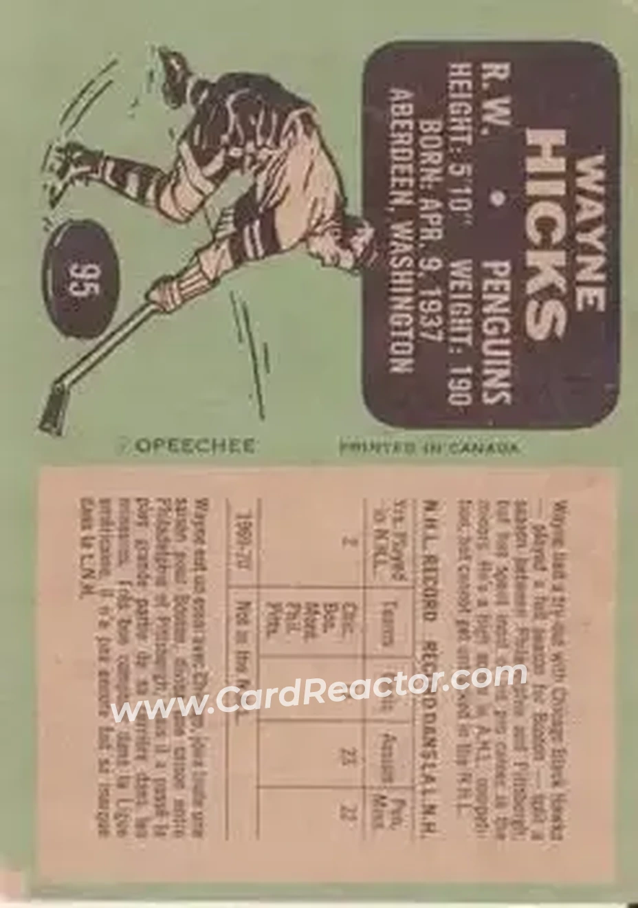 Back of Wayne Hicks