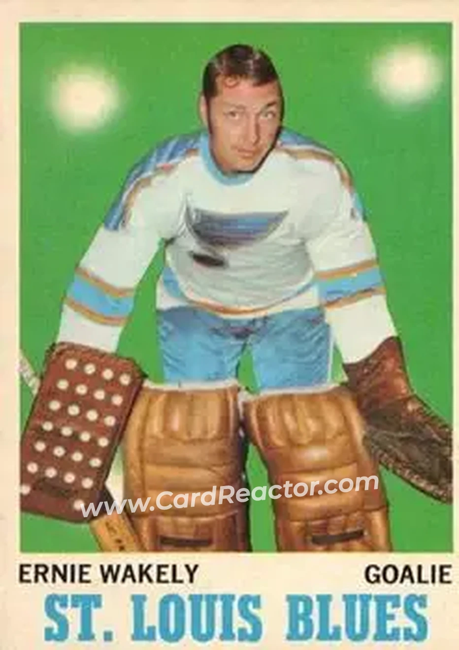 Front of Ernie Wakely