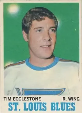 1970-71 O-Pee-Chee #102 Tim Ecclestone