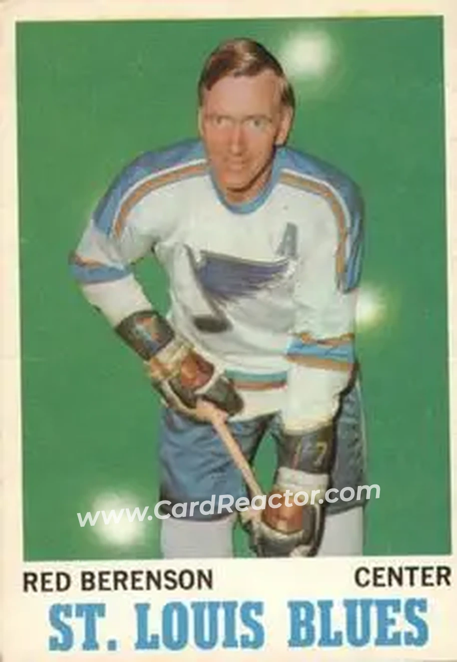 Front of Red Berenson