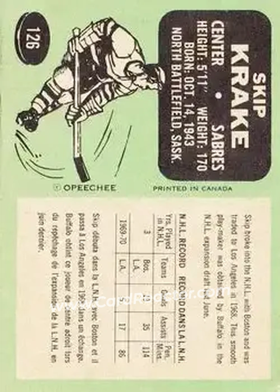 Back of Skip Krake