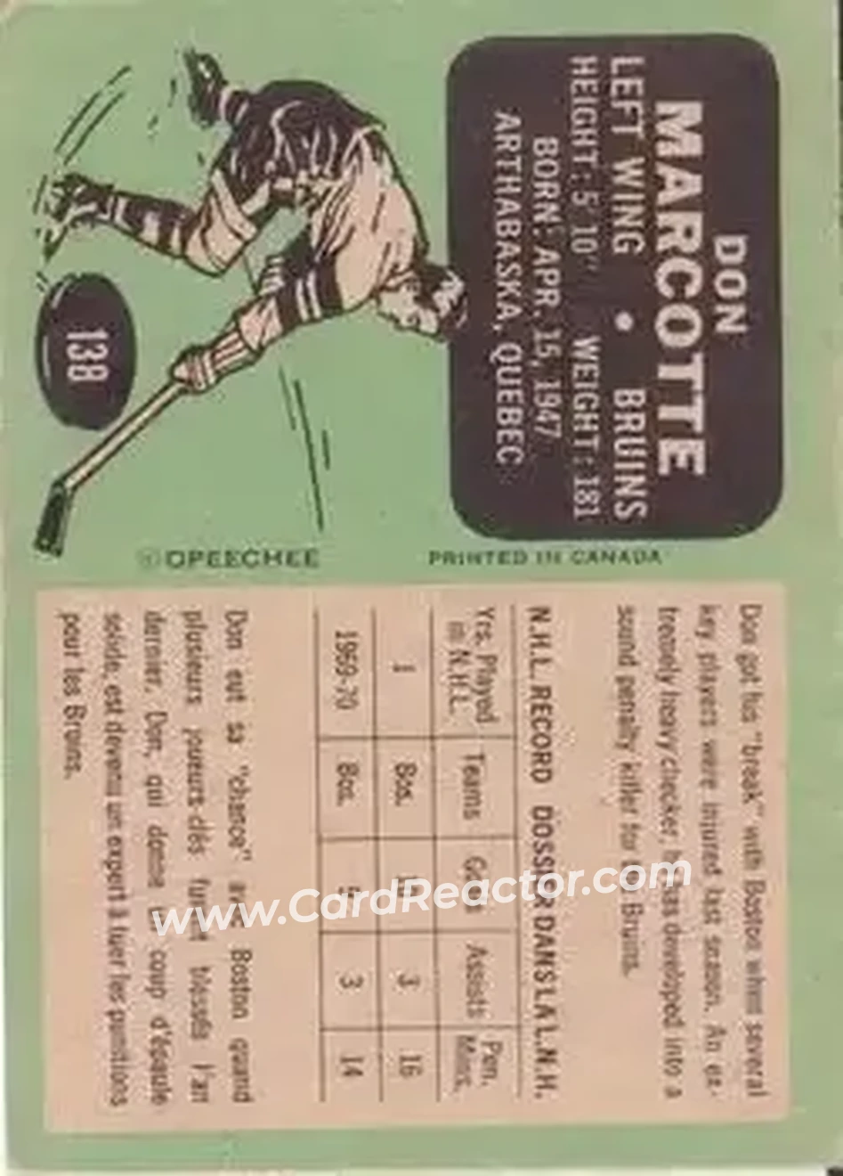 Back of Don Marcotte