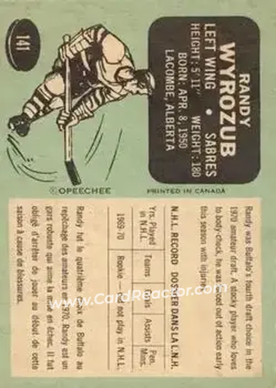 Back of Randy Wyrozub
