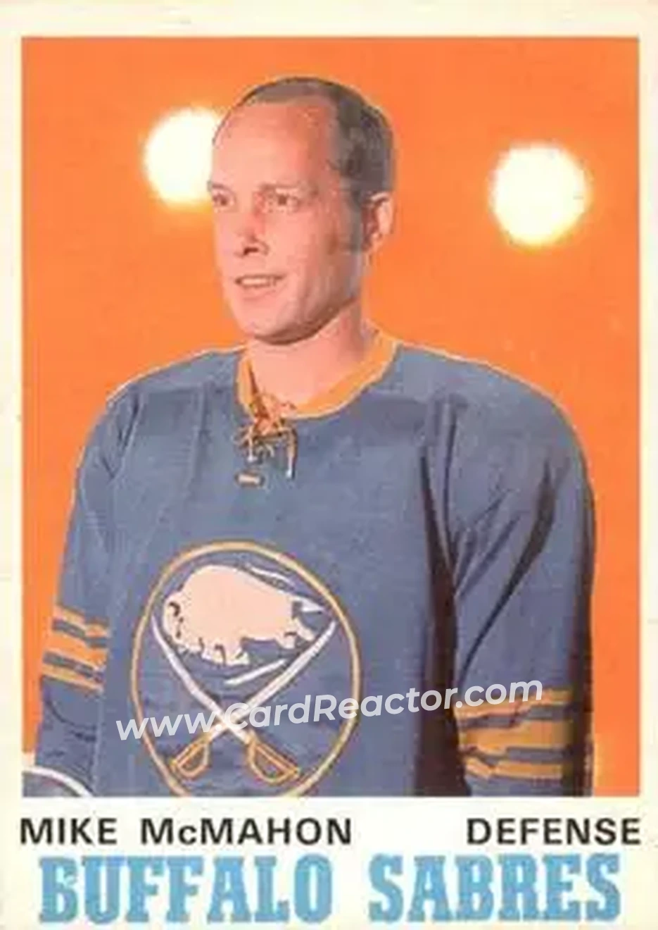 Front of Mike McMahon
