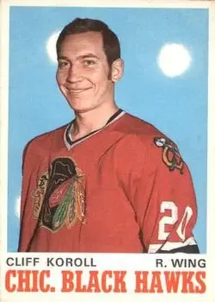 1970-71 O-Pee-Chee #147 Cliff Koroll
