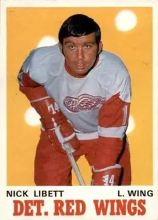 1970-71 O-Pee-Chee #158 Nick Libett