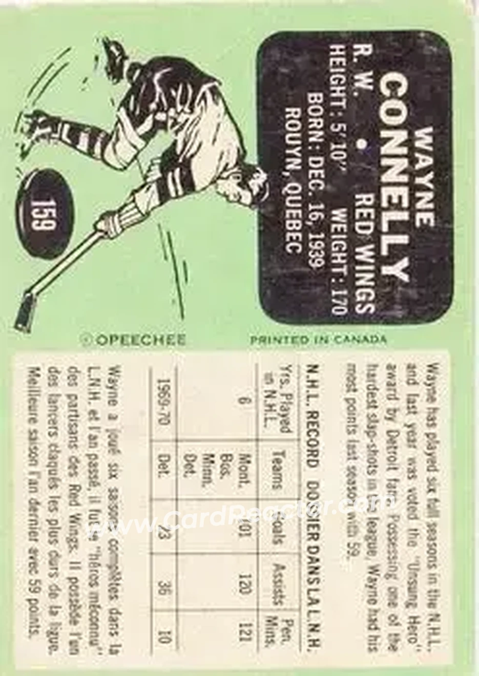 Back of Wayne Connelly