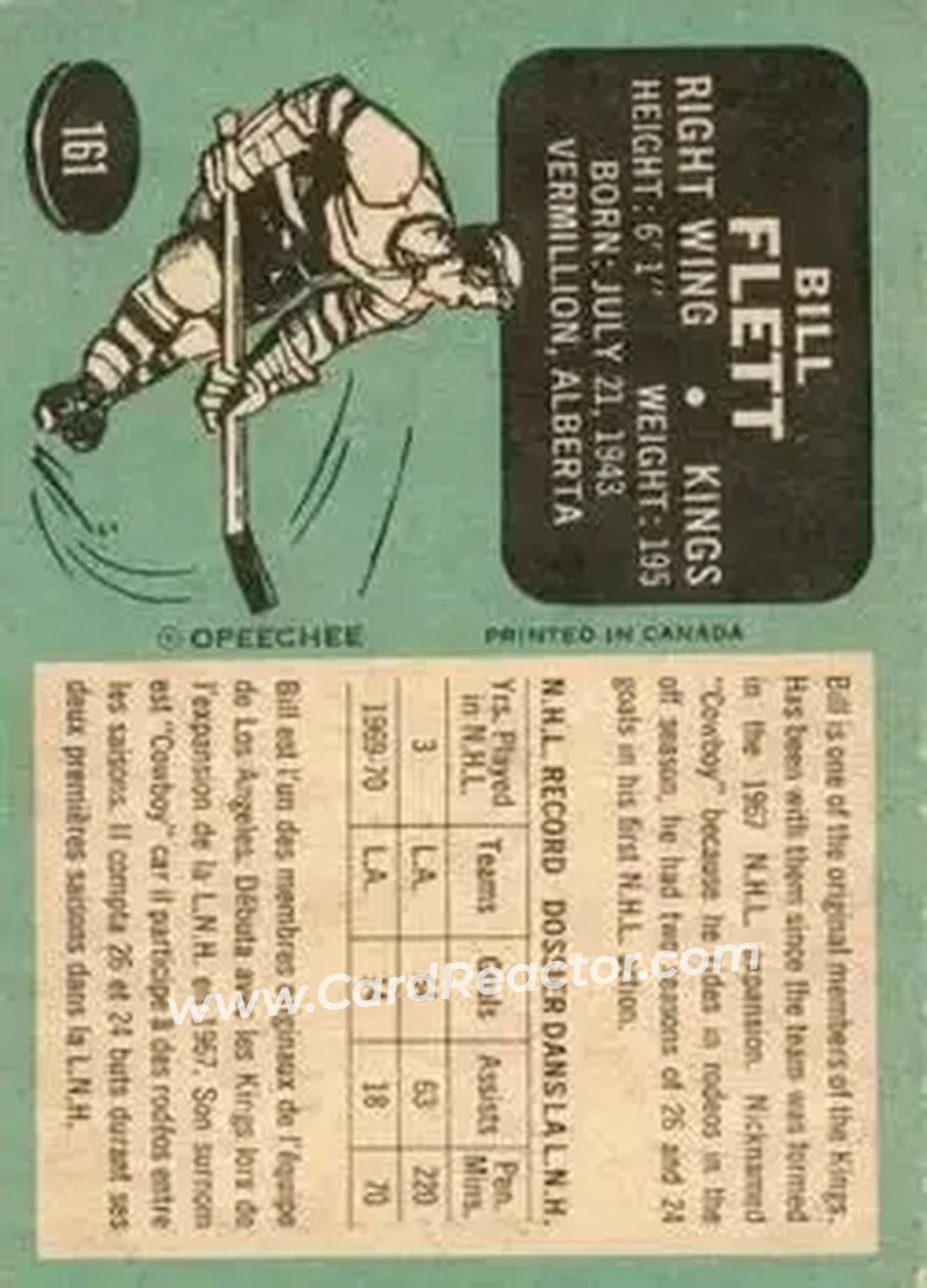 Back of Bill Flett