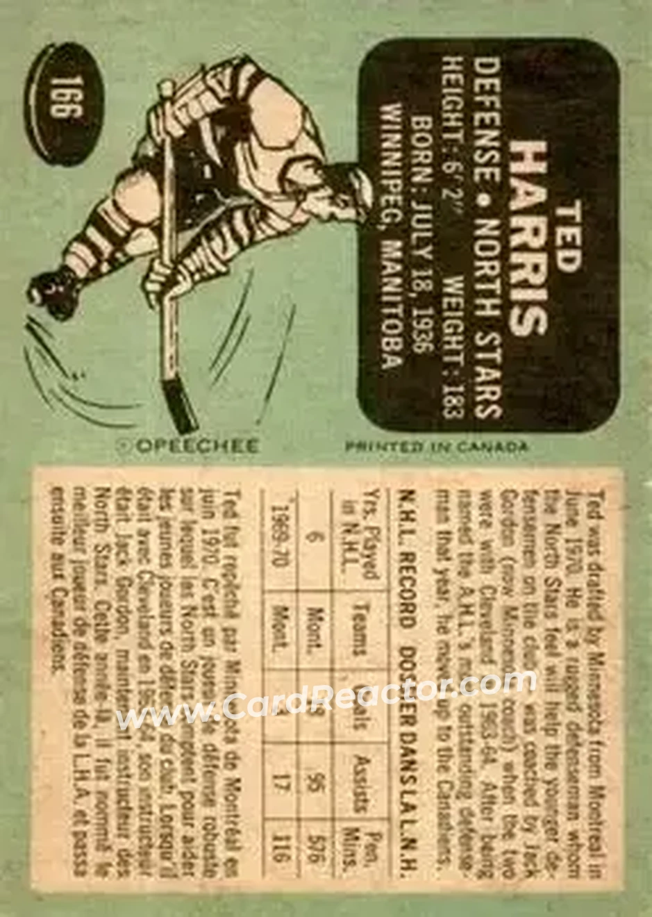 Back of Ted Harris