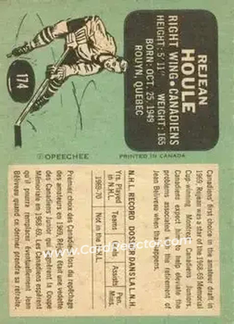 Back of Rejean Houle