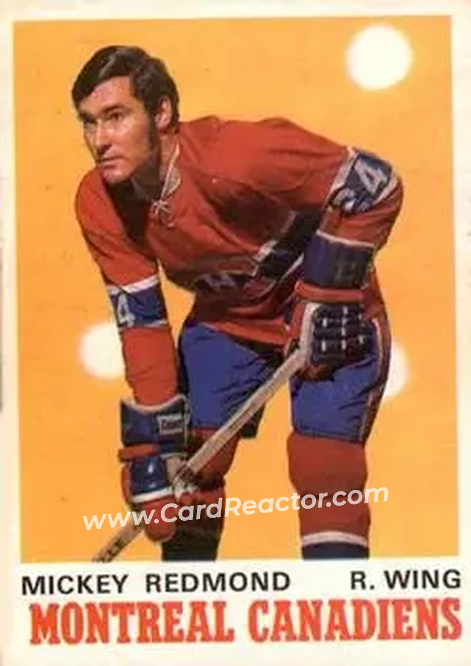 Front of Mickey Redmond