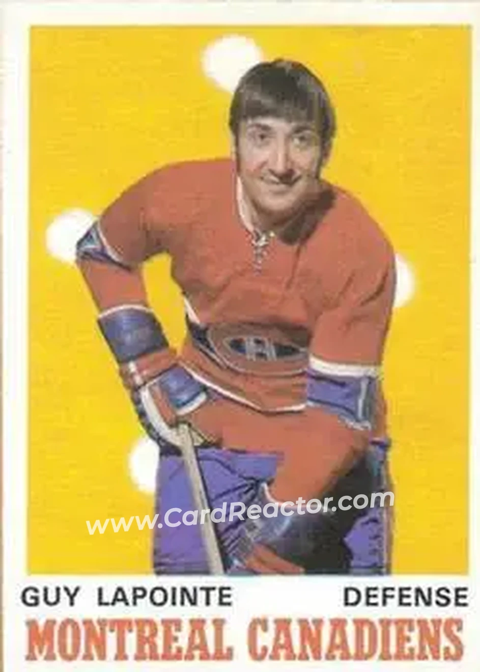 Front of Guy Lapointe